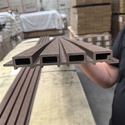 Bord tal-ħajt kompost tal-plastik ta 'l-eko injam ta' barra